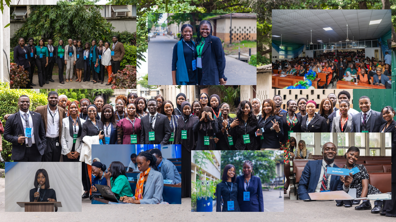 Delegates and staff at the LMUN 2024 conference