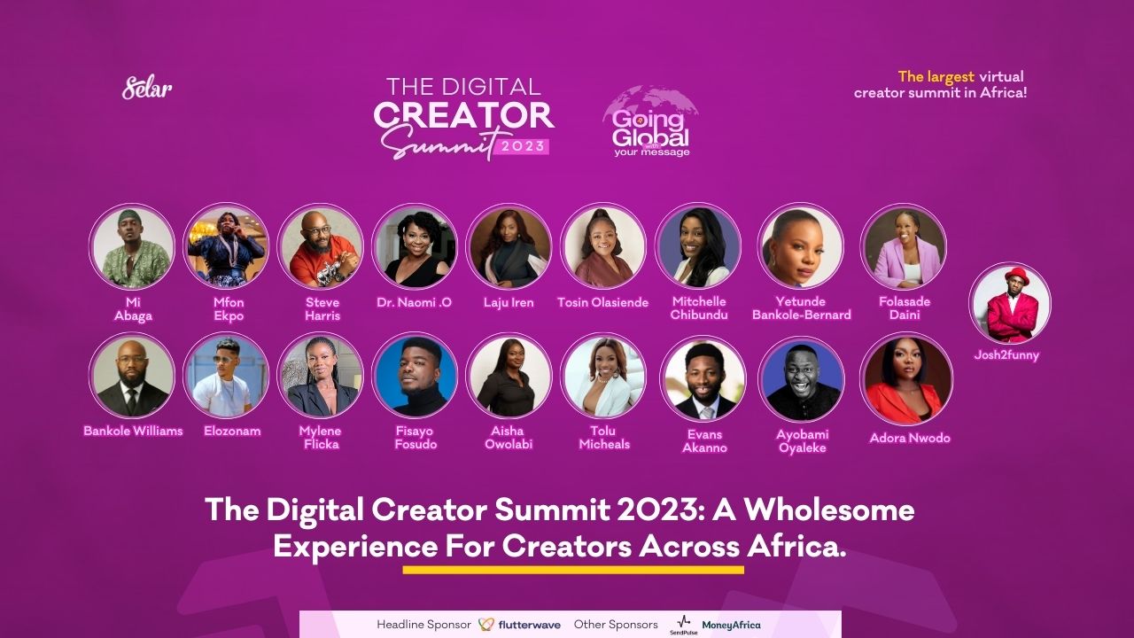 The Digital Creator Summit 2023 speaker lineup